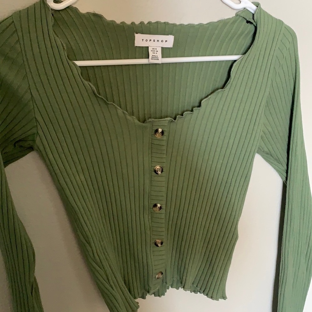 Topshop crop top!! Size 4 but runs small!